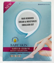 Baby Skin Hair Remover Cream 60g &amp; Moisturize Emulsion Set 60g (BRAND NEW) - $143.03 MXN