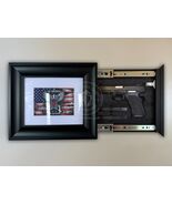 Hidden Storage Photo Frame for Gun and Valuables 14-1/2" x 12-1/2" / Black - $98.01