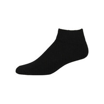 Black Diabetic Socks for Men Ankle Socks - Set of 3 Pairs - Diabetic Foo... - £11.88 GBP