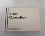 2005 Chevy Chevrolet Cavalier Owners Manual [Paperback] Chevrolet - £15.62 GBP