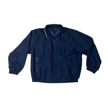 Tommy Hilfiger Golf Men’s Navy Blue Zip Up Collared Windbreaker Jacket S... - $31.48