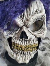 Fearsome Faces Easter Unlimited Halloween Skull With Wig Mask Fun World  New Tag - £24.66 GBP