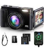 4K Digital Camera For Photography Auto-Focus Vlogging Camera For Youtube... - $107.00 CAD