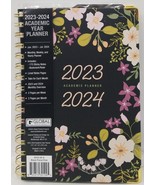 Hardcover AY 2023-2024 Fashion Planner ( Black Floral Pink ) AY23-02-S, ... - £22.52 GBP