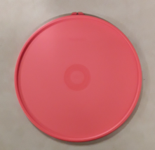 Tupperware Round Lid 2197B-2 Opaque Fits 9” Circular Bowl Orange Lid ONLY - £8.89 GBP