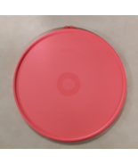 Tupperware Round Lid 2197B-2 Opaque Fits 9” Circular Bowl Orange Lid ONLY - £8.48 GBP