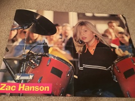 Isaac Hanson Zac Hanson teen magazine poster clipping Today Show 90’s - £3.14 GBP