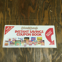 Vintage salute to savings coupon book general mills expired coupon booklet  - $19.75