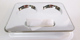 Serious Skin Care Eyetality Total Eye Care Mirrored Vanity Stand Tray &amp; Spatula  - £11.19 GBP