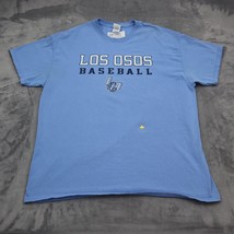 Los Osos Shirt Mens XL Blue Gildan Ultra Cotton Short Sleeve Activewear Tee - £18.18 GBP