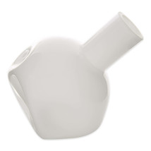 WHITE ABSTRACT VASE - $545.64 MXN