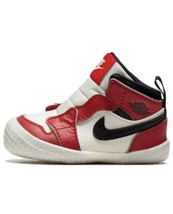 Jordan Toddlers 1 Crib Chicago Basketball Sneakers , 2C Varsity Red/Blac... - £39.33 GBP