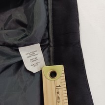 J Crew Women Sz 6 Crepe Tilted Wrapped Pencil Lined Skirt Black/White Edge C5875 image 4