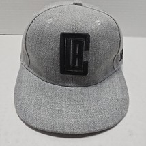 Los Angeles Clippers LAC SnapBack Hat Gray NBA Basketball Cap Hat LA Cli... - $8.90
