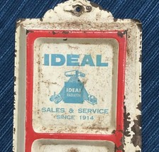 Ideal Sales Service Radiator Vintage Advertising Auto Farm Thermometer Sign 565A - $14.45