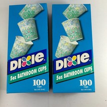 Vintage 90s Refill Dixie Cups Monet Fields 2 Packs 5 oz Designer Collection New - £27.07 GBP