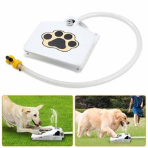 Pet Water Fountain Outdoor Dog Step On Pedal Valve Dispenser System Clean Fresh - £57.67 GBP