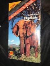 kodak sierra series we live with elephants VHS 1988-RARE VINTAGE-SHIPS N 24 HOUR - £33.39 GBP