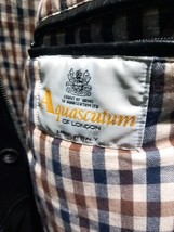 Aquascutum Classic Mens Leather Coat Jacket,Size Xxl Black Express Shipping - £165.01 GBP