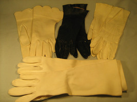 (Lot of 4 pair) Women&#39;s Gloves Double Woven Cotton, Table Cut  [Y33] - $31.89