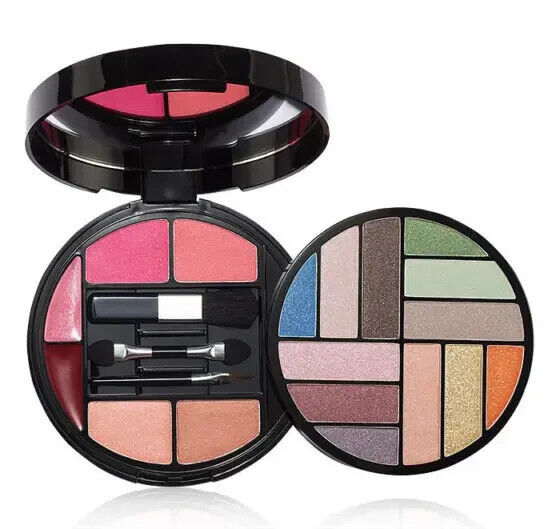AVON Nesting Beauty Palette Compact (Eye Lip & Cheek Color W/Mirror) -NEW SEALED