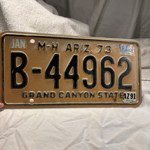 1973 Arizona Motorhome License Plate Tag B-44962 Grand Canyon State Garage Decor - $19.99