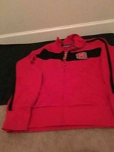 Campus Heritage N.C. State Wolfpack Red Black Full Zip Track Jacket Size Medium - $40.74