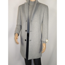 Men's CASILA Turkey Top Winter Coat Wool, Cashmere Blend 403140-26 Silver Gray image 4