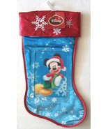 DISNEY ~ One (1) MICKEY MOUSE, 17&quot;x9&quot; Holographic 3D Christmas, 2013 ~ S... - £15.60 GBP