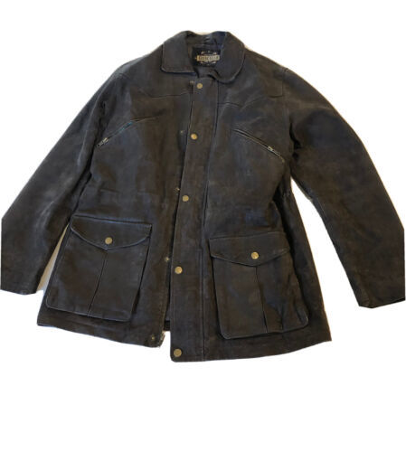 GUIDE GEAR Men&#39;s Size Small Brown Suede Long Sleeve Jacket - $44.16