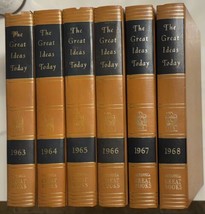 Lot Of  6 The Great Ideas Today 1963-1968 Encyclopedia Britannica - £23.59 GBP