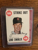 Jim Lonborg Insert Game Card 1968 Topps Baseball Card (1167) - £6.36 GBP