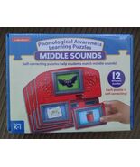 Lakeshore Phonological Awareness Learning Puzzles Middle Sounds Grades K-1 - $363.02 MXN