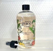 NEW Philosophy Amazing Grace Bergamot Body Spritz Body Spray 16 fl oz W/ Sprayer - £30.54 GBP