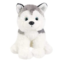 Bstaofy Husky Stuffed Animal Puppy Plush Toys Dog Realistic Soft Cuddle Adorable - £32.87 GBP