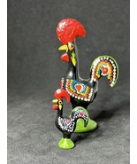 Set Of 2 Vintage Beautiful Porcelain Rooster Figure Handmade Germany  - $28.37 CAD
