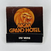 MGM Grand Hotel Matchbook Las Vegas NV Vintage 70s Match Jubilee Showgirls Retro - £8.83 GBP