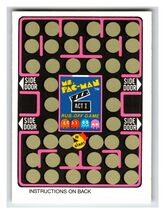 Fleer Ms. Pac-Man 1981 Rub-Off Game Card Vintage 3000 - $6.47