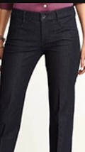 Banana Republic Women&#39;s Jeans Flare Dark Navy Blue Stretch Size 26 X 34 NWT - $49.50