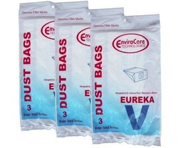 EnviroCare 9 Eureka Style V Powerline World Vac Canister Vacuum Cleaner Bag - £10.38 GBP