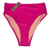 NWT J. Crew Hallie Bikini Bottom BM642 Radiant Fuchsia Pink Womens Size ... - $19.34