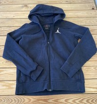 Air Jordan Men’s Full zip Hooded jacket size M Black M9 - $28.71