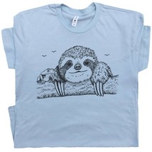 Sloth T Shirt Tree Frog Shirt Cute Funny Animal Shirts for Women Men Kids Adorab - £15.17 GBP