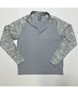 FootJoy Men’s Camo Color Block Mid-Layer 1/4 Zip Pullover Golf Shirt Size S - $32.63