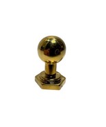Set Of 2 Waterworks Regulator 1 in. Round Knobs Polished Brass 22-79043-... - $128.04