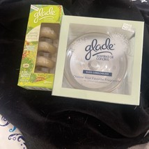 NIB Glade Scented Oil Candle Holder Plus 4 Sparkle Of Spring ￼ Oil Candle Refill - $32.66