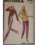 Vintage Butterick Pattern 3324 Evan Picone  Jacket Blouse Pants Size 16 Uncut - £7.86 GBP