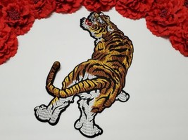 Tiger patch, Fashion Animal patch, Iron on Embroidered patch  - £7.09 GBP