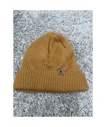 Men&#39;s Beanie Tan Brown Knit Winter Hat Cap Warm Faded Glory One Size - £9.67 GBP