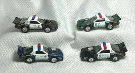 Set of 4 Johnny Lightning 1998 Police Vehicles LAPD Racing Team Diecast Toy Cars - $29.95